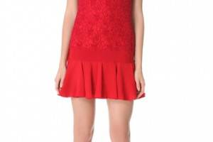 Giambattista Valli Lace Drop Waist Dress