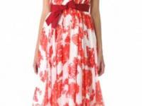 Giambattista Valli One Shoulder Floral Dress