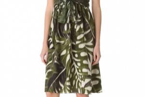 Giambattista Valli One Shoulder Silk Dress