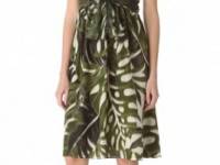 Giambattista Valli One Shoulder Silk Dress