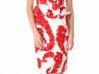 Giambattista Valli Printed Peplum Dress