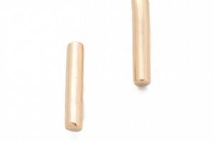 ginette_ny Gold Strip Stud Earrings