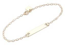 ginette_ny Mini Baguette Bracelet