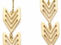 Gorjana Chevron Tribal Earrings