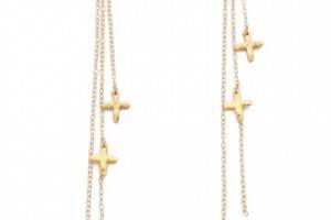 Gorjana Cross Duster Earrings