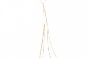 Gorjana Knox Bar Lariat Necklace