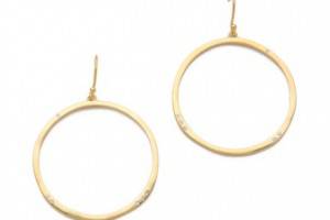 Gorjana Shimmer G Ring Hoops