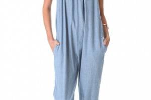 HATCH The Chambray Jumpsuit