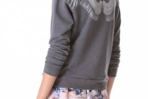 Haute Hippie Angel Wings Sweatshirt