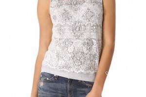 Haute Hippie Art Deco Lace Top