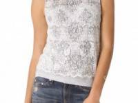 Haute Hippie Art Deco Lace Top