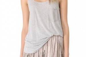 Haute Hippie Boyfriend Pocket Tank