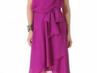 Haute Hippie Drape Neck Dress