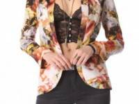 Haute Hippie Dropped Lapel Blazer