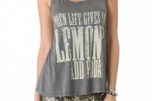 Haute Hippie Life & Lemons Tank