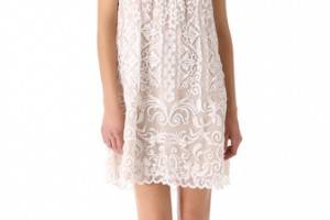 Haute Hippie Threadwork Mini Dress