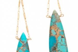 Heather Hawkins Cut Gemstone Earrings