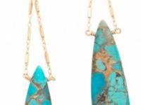 Heather Hawkins Cut Gemstone Earrings