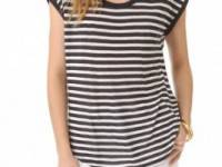 Heather Stripe Tee