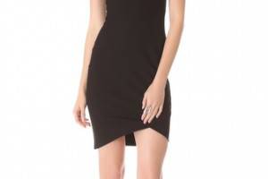 HELMUT Helmut Lang Form Knit Asymmetrical Dress