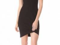 HELMUT Helmut Lang Form Knit Asymmetrical Dress