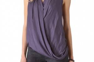 HELMUT Helmut Lang Glassy Twist Top