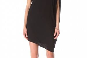 HELMUT Helmut Lang Kinetic Asymmetrical Dress