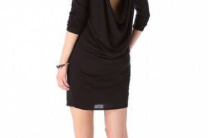 HELMUT Helmut Lang Kinetic Jersey Long Sleeve Dress