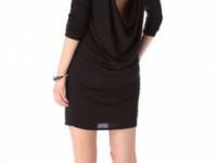 HELMUT Helmut Lang Kinetic Jersey Long Sleeve Dress