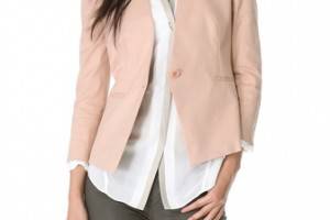 HELMUT Helmut Lang Linen Slub Twill Blazer