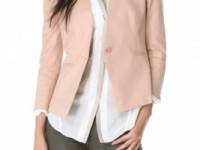 HELMUT Helmut Lang Linen Slub Twill Blazer