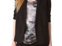 HELMUT Helmut Lang Scrunched Sleeve Blazer