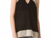 Helmut Lang Draped V Tank