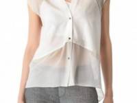 Helmut Lang Fissure Sleeveless Combo Top