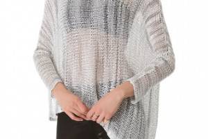 Helmut Lang Marled Viscose Pullover