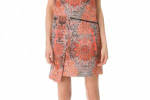 Helmut Lang Medallion Jacquard Dress