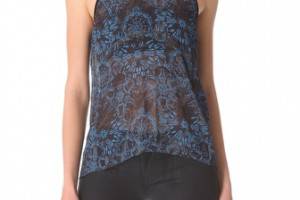 Helmut Lang Medallion Rubber Print Tank