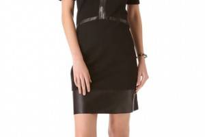 Helmut Lang Motion Slash Panel Dress