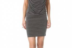 Helmut Lang Shade Cowl Dress