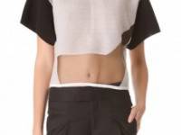 Helmut Lang Transparent Grid Boxy Sweater