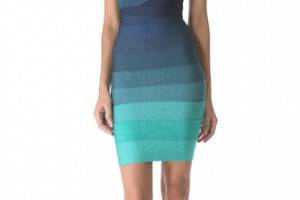 Herve Leger Eliana One Shoulder Dress