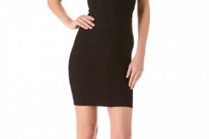 Herve Leger Kabele Strapless Dress