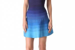 Herve Leger Linden One Shoulder Dress