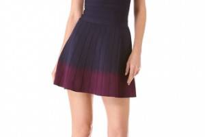 Herve Leger Sleeveless Mid Thigh Dress