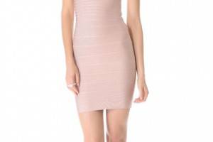 Herve Leger Stella Cross Front Dress