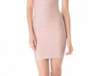 Herve Leger Stella Cross Front Dress