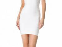 Herve Leger V Neck Dress