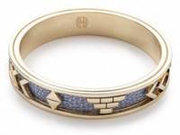 House of Harlow 1960 Blue Star Aztec Bangle