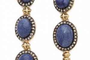 House of Harlow 1960 Blue Star Drop Earrings