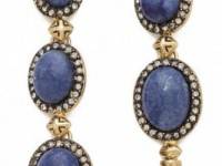 House of Harlow 1960 Blue Star Drop Earrings